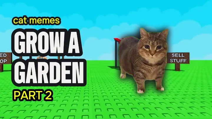 GROW A GARDEN - CAT MEMES 😺PART 2
