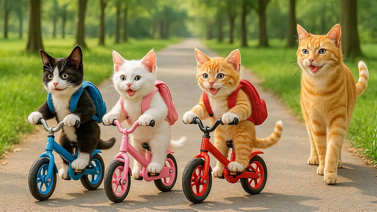 Mama Cat Works Hard Selling Bubble Yogurt to Buy a New Bicycle for Kitten 🐾🚲💖 | Heartwarming Story