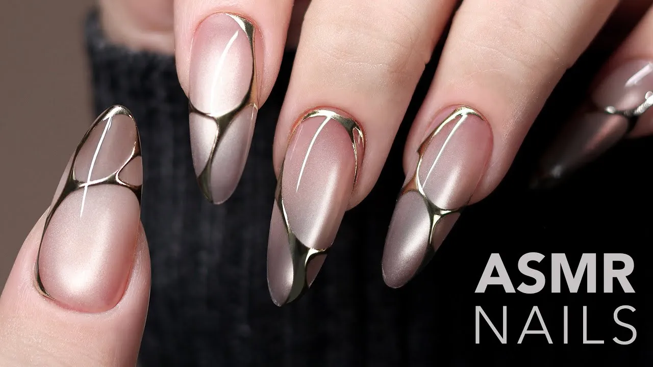 💎 Light Luxury Cat-eye Nails ASMR | Step-by-Step Nail Art Tutorial 💆‍♀️ Relaxing & Satisfying Ep.23